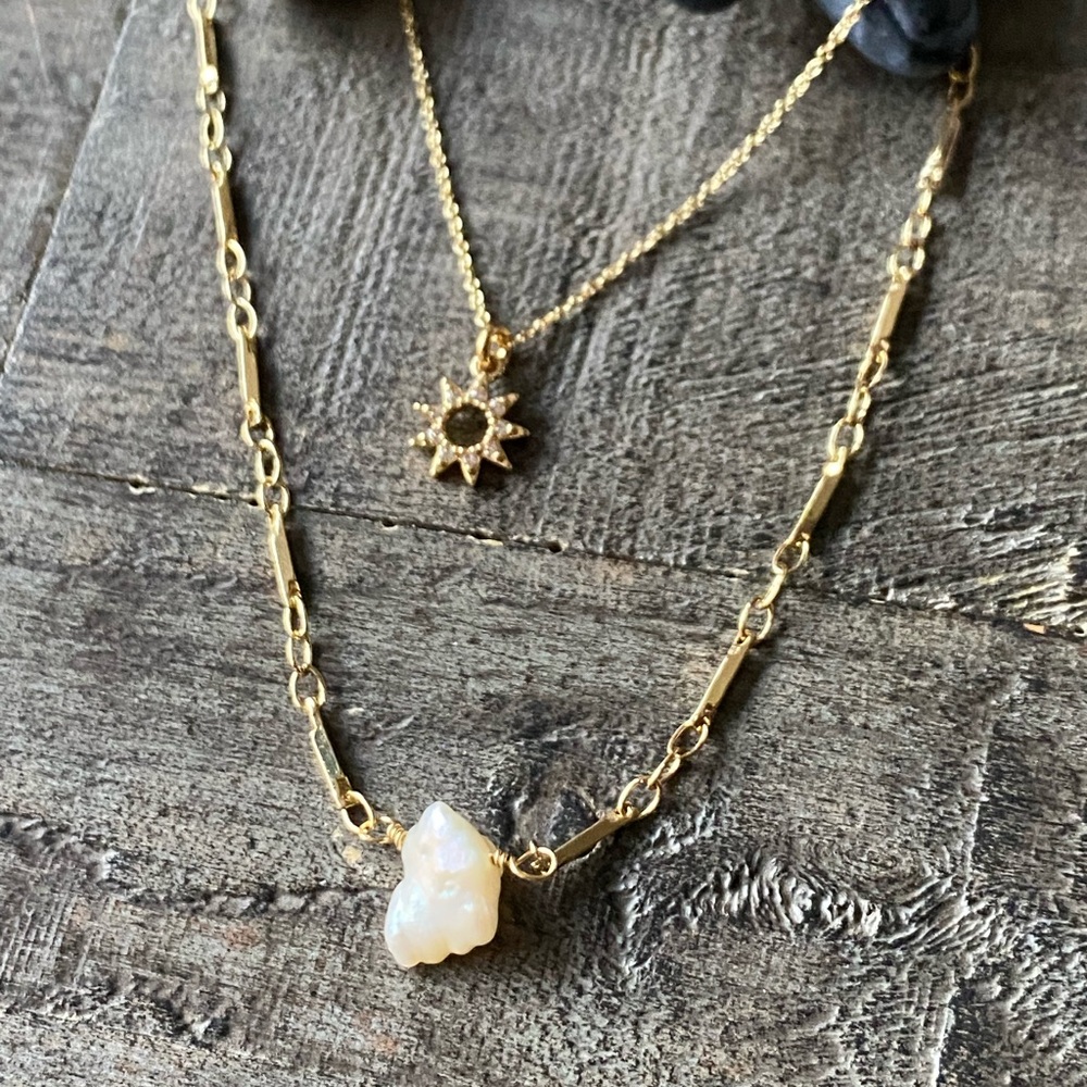 NEW FP x Luna NEW FP x Luna Norte Aquamarine Layering Necklace Set